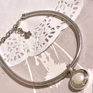 Vintage Givenchy silver collar necklace